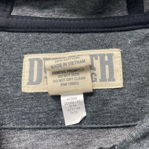 Duluth Trading Co. Jacket Mens Sz Medium Gray Sawbill Sweats Hooded Full Zip EUC - Picture 4 of 10